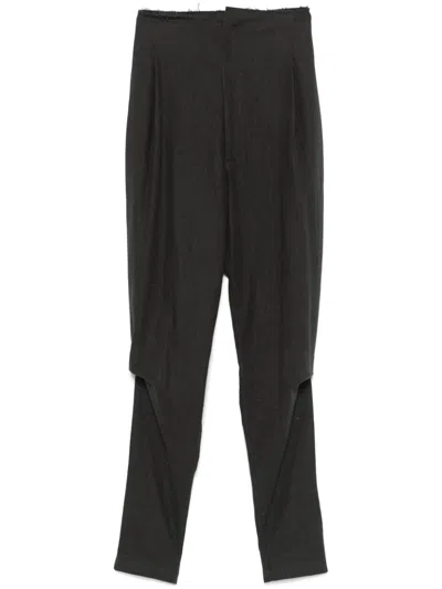 ELENA VELEZ CREPE TROUSERS