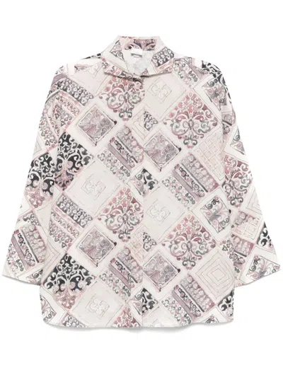 ELEVENTY GEOMETRIC-PRINT SHIRT