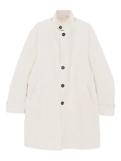 ELEVENTY HIGH-NECK BUTTONED COAT