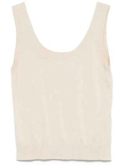 ELEVENTY KNITTED TANK TOP