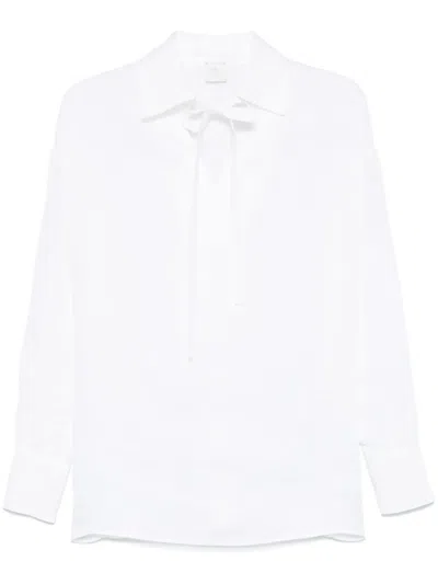 ELEVENTY LINEN BLOUSE