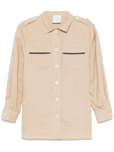 ELEVENTY LINEN SHIRT