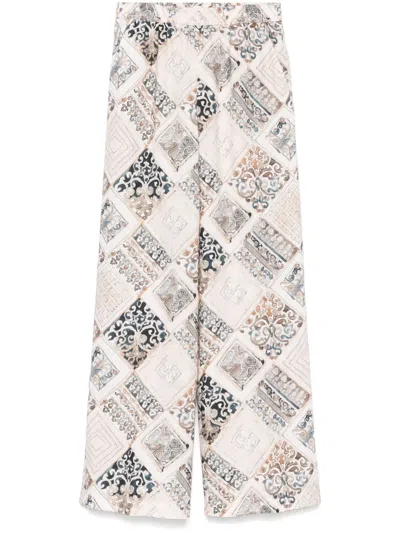 ELEVENTY LINEN TROUSERS