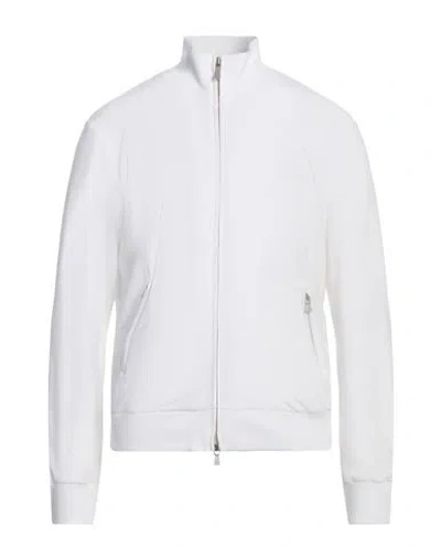 ELEVENTY ELEVENTY MAN SWEATSHIRT WHITE SIZE XXL COTTON, POLYESTER, POLYURETHANE