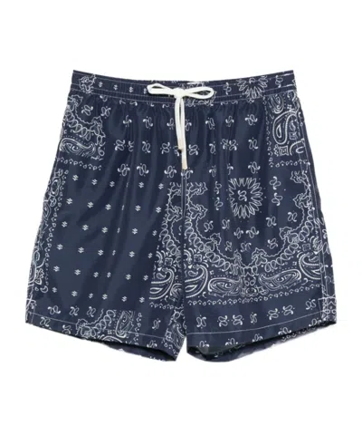ELEVENTY PAISLEY-PRINT SWIM SHORTS