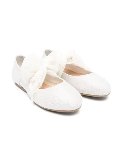 ELI1957 LUREX-DETAILED BALLET FLATS
