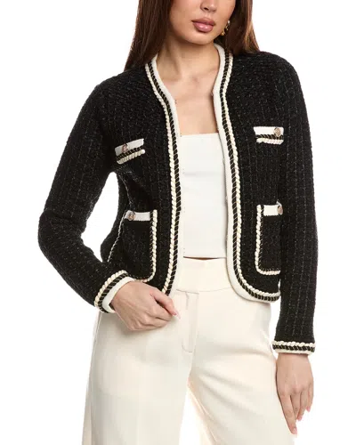 ELIE TAHARI THE KOKA WOOL-BLEND CARDIGAN