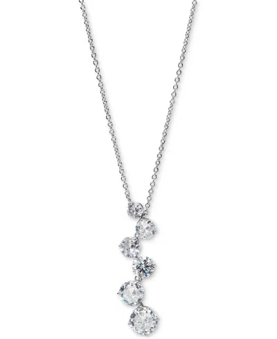 ELIOT DANORI CUBIC ZIRCONIA PENDANT NECKLACE, 16" + 2" EXTENDER
