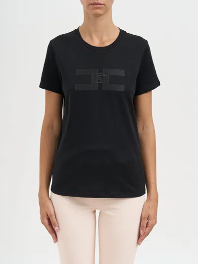 ELISABETTA FRANCHI ELISABETTA FRANCHI CREW NECK COTTON T-SHIRT