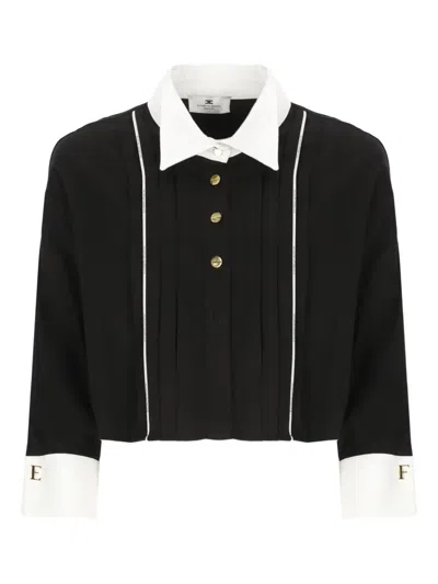 ELISABETTA FRANCHI CROPPED SHIRT