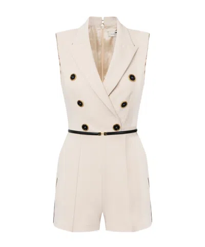 ELISABETTA FRANCHI ELISABETTA FRANCHI DOUBLE-BREASTED JUMPSUIT