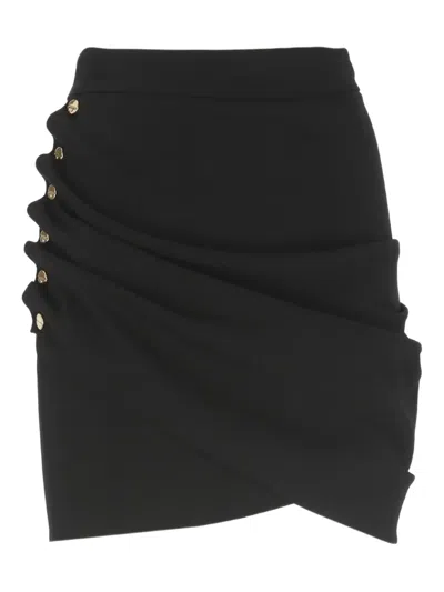 ELISABETTA FRANCHI DRAPED SKIRT