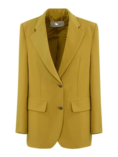 ELISABETTA FRANCHI CHAQUETA CASUAL - NARANJA OSCURO