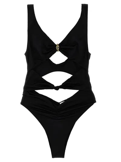 ELISABETTA FRANCHI ELISABETTA FRANCHI KNOT ONE-PIECE SWIMSUIT