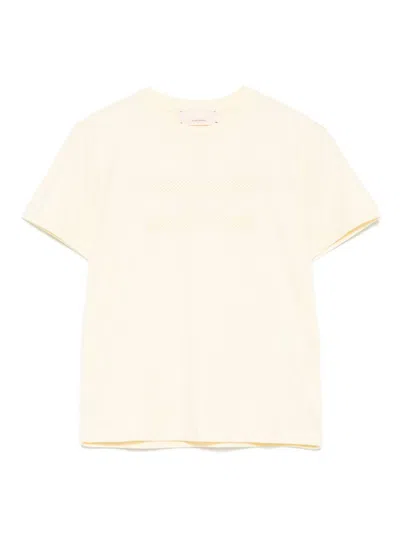 ELISABETTA FRANCHI LA MIA BAMBINA RHINESTONE-LOGO T-SHIRT