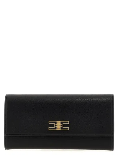 ELISABETTA FRANCHI LOGO CLUTCH BAG