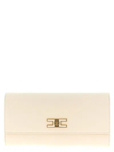 ELISABETTA FRANCHI LOGO CLUTCH BAG