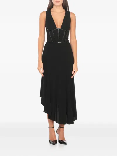 ELISABETTA FRANCHI PLEATED DRESS