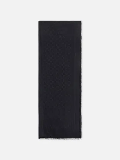 ELISABETTA FRANCHI ELISABETTA FRANCHI SCARF WITH LOGO PATTERN