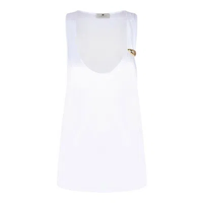 ELISABETTA FRANCHI ELISABETTA FRANCHI SHINY JERSEY TANK TOP