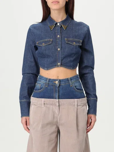 ELISABETTA FRANCHI SHIRT ELISABETTA FRANCHI WOMAN COLOR BLUE