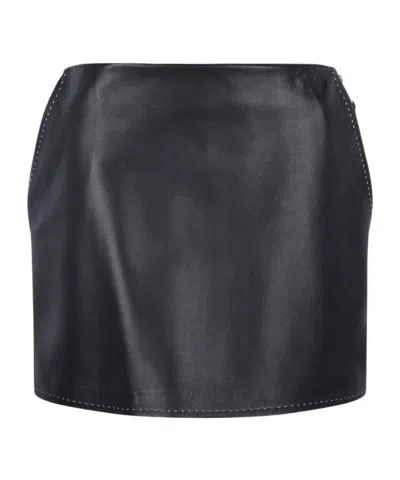 ELISABETTA FRANCHI SIDE ZIPPER SKIRT