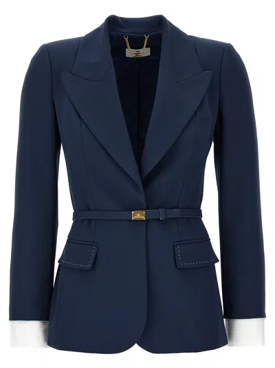 ELISABETTA FRANCHI SINGLE-BREASTED BLAZER