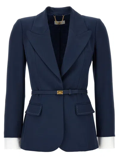 ELISABETTA FRANCHI ELISABETTA FRANCHI SINGLE-BREASTED BLAZER