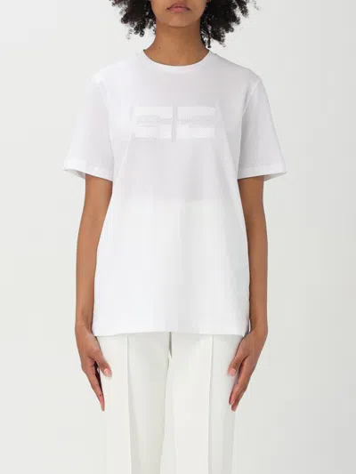 ELISABETTA FRANCHI T-SHIRT ELISABETTA FRANCHI WOMAN COLOR WHITE