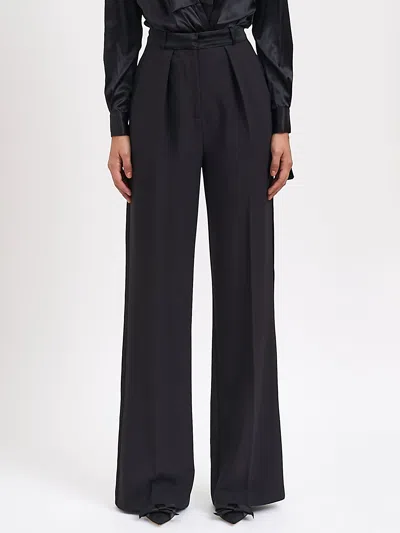 ELISABETTA FRANCHI ELISABETTA FRANCHI TROUSERS WITH TUXEDO DETAILS