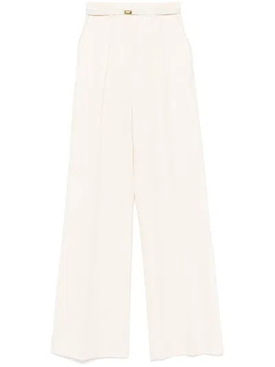 ELISABETTA FRANCHI WOOL TROUSERS
