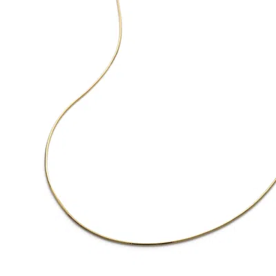 ELK & BLOOM WOMEN'S GOLD HERRINGBONE NECKLACE