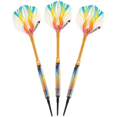 ELKADART 18 G RAINBOW TUNGSTEN BARREL SOFT-TIP DARTS SET