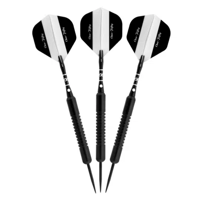 ELKADART BLACK 150 JET BLACK STEEL TIP DARTS - 22 G