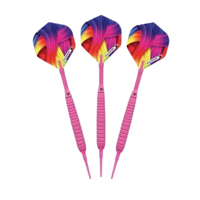ELKADART NEON PINK SOFT TIP DARTS, 18G