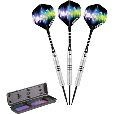 ELKADART ULTRA SONIC STEEL TIP DARTS, MULTI-COLOR - 25 G