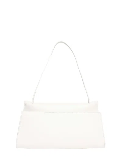 ELLEME LONG PAPILLON LEATHER WHITE