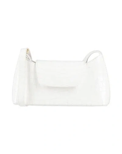 ELLEME ELLEME WOMAN CROSS-BODY BAG WHITE SIZE - LEATHER