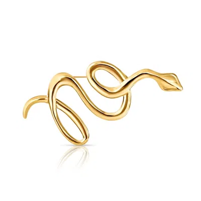 ELLIE VAIL JEWELRY WOMEN'S GOLD ZOLA SERPENT BROOCH