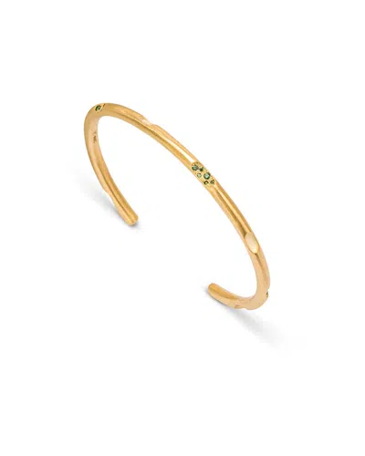 ELOISE JEWELRY WOMEN'S SAHARA BRACELET GREEN DIAMONDS