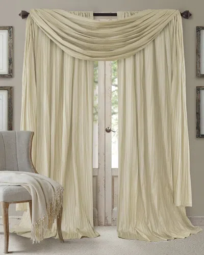 ELRENE ELRENE ATHENA 108IN WINDOW CURTAIN & SCARF SET