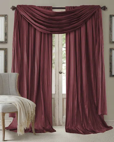 ELRENE ELRENE ATHENA 108IN WINDOW CURTAIN & SCARF SET
