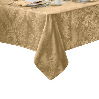 ELRENE HOME FASHIONS ELRENE BARCELONA JACQUARD DAMASK OBLONG TABLECLOTH, 120 X 60