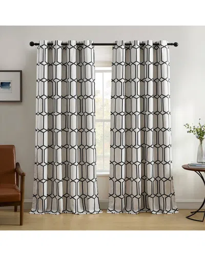 ELRENE ELRENE KAIDEN GEOMETRIC ROOM DARKENING WINDOW CURTAIN