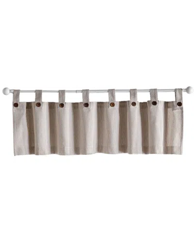 ELRENE ELRENE TUCKER TICKING STRIPE WINDOW VALANCE