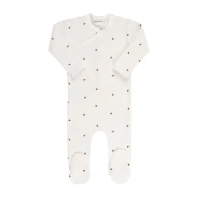 ELY'S & CO. ELY'S & CO. BABY COTTON RIBBED ZIPPER FOOTIE