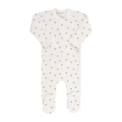 ELY'S & CO. ELY'S & CO. BABY COTTON RIBBED ZIPPER FOOTIE