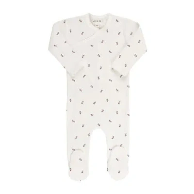 ELY'S & CO. ELY'S & CO. BABY COTTON RIBBED ZIPPER FOOTIE