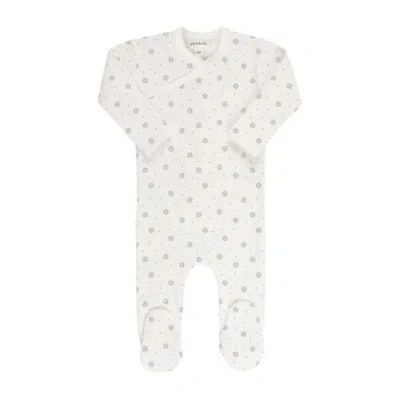 ELY'S & CO. ELY'S & CO. BABY COTTON RIBBED ZIPPER FOOTIE