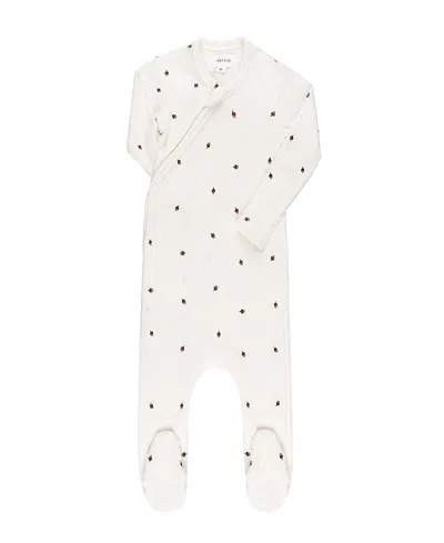 ELY'S & CO. UNISEX COTTON RIBBED ZIPPER FOOTIE - BABY